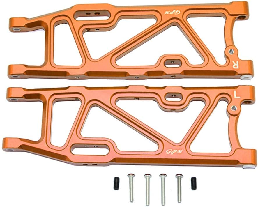 jfhrfged GPM Racing Aluminium Rear Low Arms for ARRMA 1/8 KRATON 6S RC Car