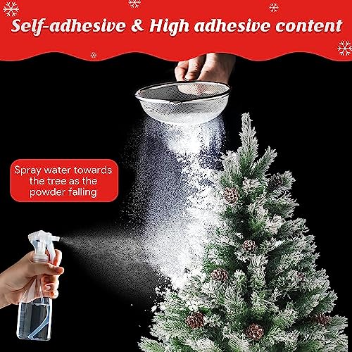 Christmas Decorations, 6 Lbs Snow Flocking Powder, SelfAdhesive Snow
