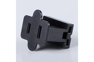 QNIAIE 25pcs Vampire Plugs - Zip Plug - Cord Connecter Slip On Plug Add on Lighting Outlet Slide Plug Convenient Home Use Zip Cord Plug for Holiday Party Decoration