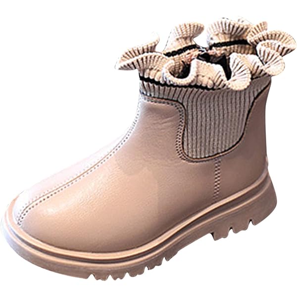 Amazon.com | Link Boots for Kids Girls Shoes Solid Color