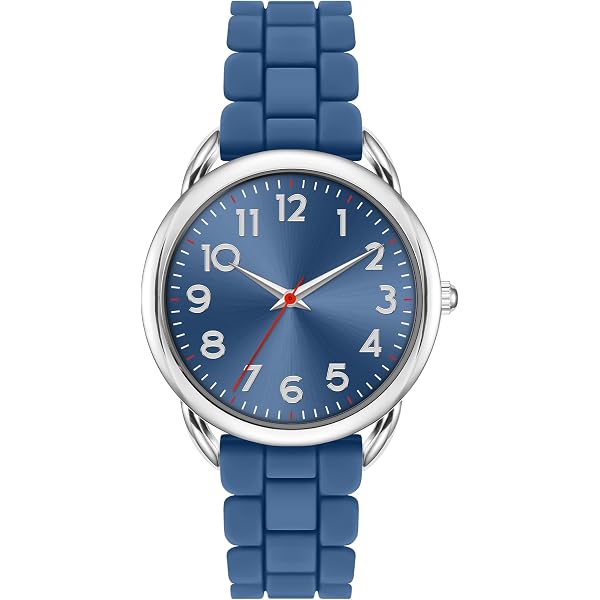 Amazon.com: Bisley Women Watch All Black Silicone Strap  display picture 3