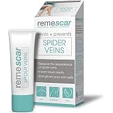 Remescar - Spider Veins Treatment - Spider Vein Cream for Legs, Abdomen &amp; Face - Thread Vein Prevention Cream for Men &amp; Women - Spider Vein Reduction Treatment - Instant Results