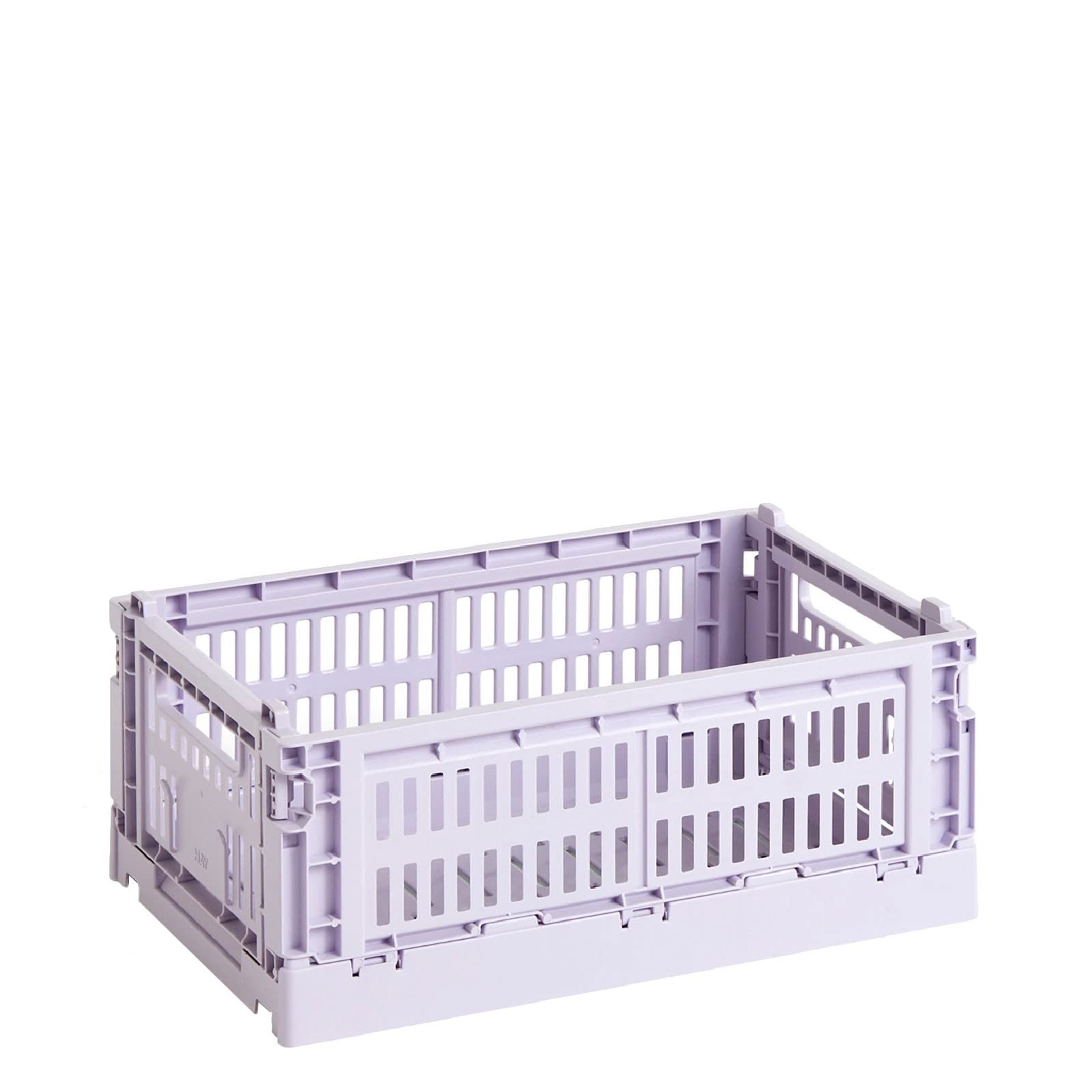 HAY Colour Crate S Transport Box Recycled Polypropylene Lavender