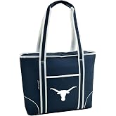 Picnic at Ascot Texas University at Austin Licensed Extra Large Insulated Cooler Bag - 30 Can Tote, 20" Wide x 6" Deep x 14.75" High