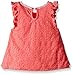 Rosie Pope Baby Girls' Lace Overlay Top with Embroidered Neckline