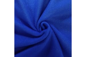 Barcelonetta | Fleece Fabric | 2 Yards | 72"X60" Inch | Polar Fleece | Soft, Anti-Pill | Throw, Blanket, Poncho, Pillow Cover, PJ Pants, Booties, Eye Mask (Royal, 2 Yards)