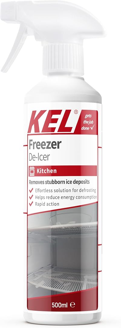 KEL Freezer De-Icer Spray 500ml Defrosting Cleaner Fast Ice Removal