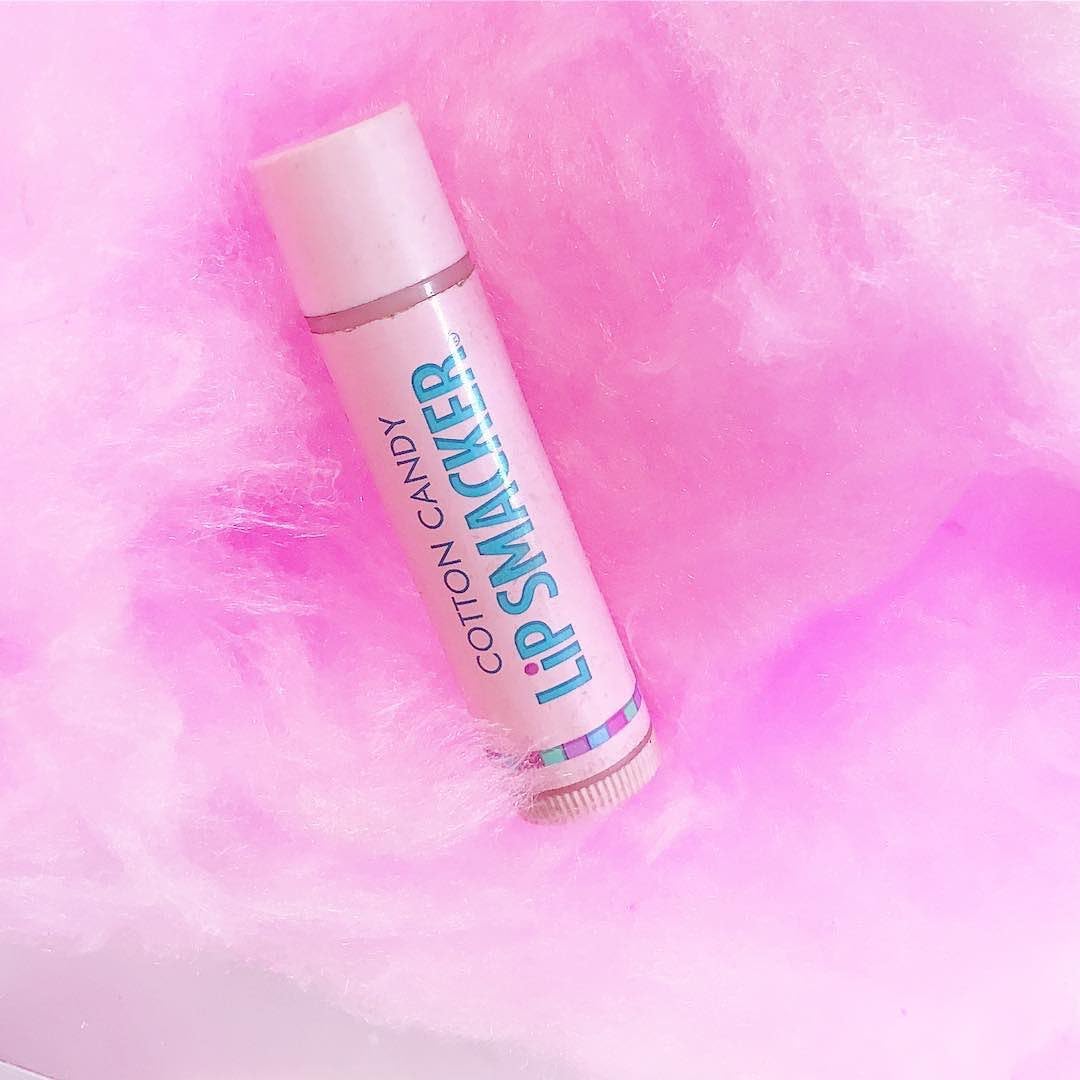 Lip Smacker Flavored Lip Balm Original & Best - Moisturizing, Soothing Trio Strawberry, Watermelon, & Cotton Candy