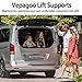 Set of 2 Vepagoo Window Shocks for Ford Escape 2001-2007, Mercury Mariner 2005-2007 Gas Charged Rear Glass Window Lift Support Strut Rods