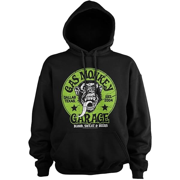 Gas Monkey Garage Officially Licensed Round Seal Hoodie