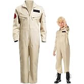 Meicogo Anime Kids Costume Halloween Cosplay Jumpsuit Top Pants Outfit | Uniform Cloth,Boys Girls Onesie Bodysuit,Role Play Suit,Ghoul Hunter,Long Sleeve Zipper