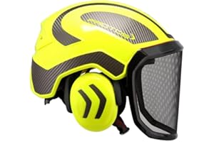 Protos GmbH Integral Arborist Helmet - Hi-Viz Yellow & Carbon