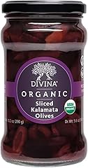 DIVINA Organic Sliced Kalamata Olives, 10.2 oz