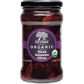 DIVINA Organic Sliced Kalamata Olives, 10.2 oz