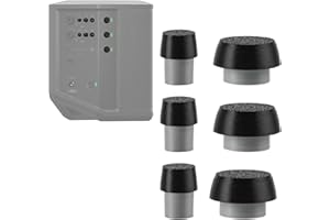 IGNALU Replacement knobs for Bose S1 Pro Speakers Button Set Enhanced Durability Easy snap-on Installation Black Three in Total (Black)