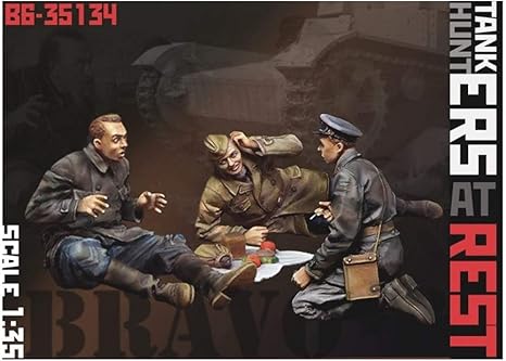 Amazon Bravo6 ブラボー6 1 35 第二次世界大戦 ロシア ソ連 食事休息を取る赤軍戦車兵 レジンキット B6 プラモデル 通販