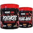 Insane Labz Hellboy Bundle, Psychotic Hellboy Pre Workout and Insane Amino BCAA, Increase Muscle Mass, Strength, Focus and Recovery Time, Lemonade