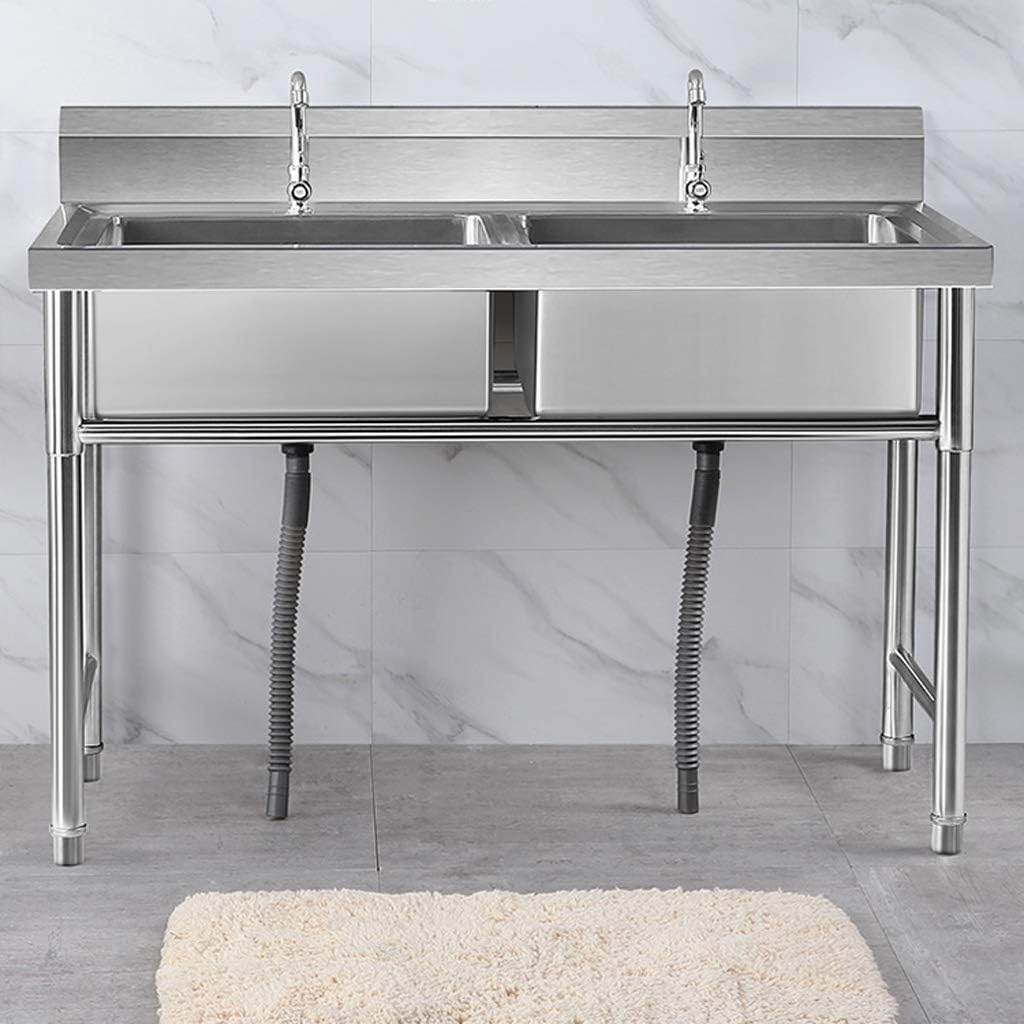 Grifos para fregadero Karnih Fregadero de pie Cocina de Acero