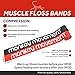 Muscle Floss Bands 2-Pack Mobility & Recovery WOD - Free Carrying Case & PDF Guide - Compression Improves Circulation, Soreness, Swelling