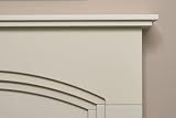 Adam Truro Cream Fireplace 41 Inch with Blenheim Chrome Electric Fire view 7