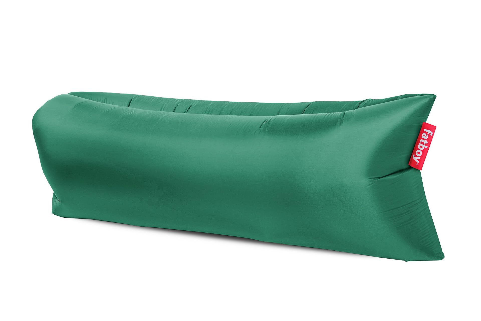 Fatboy Lamzac 3.0 Inflatable Sofa Lounger - Inflatable Chair for Adults & Kids - Camping Sofa - Blow Up Sofa - Lazy Air Sofa Bed - 200 x 90 x 50 cm - No pump needed - In & Outdoor Use - Jungle green