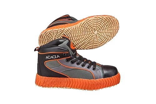 ACACIA Cruzr Broomball Shoes, Black/Gray/Orange, in Oman Whizz