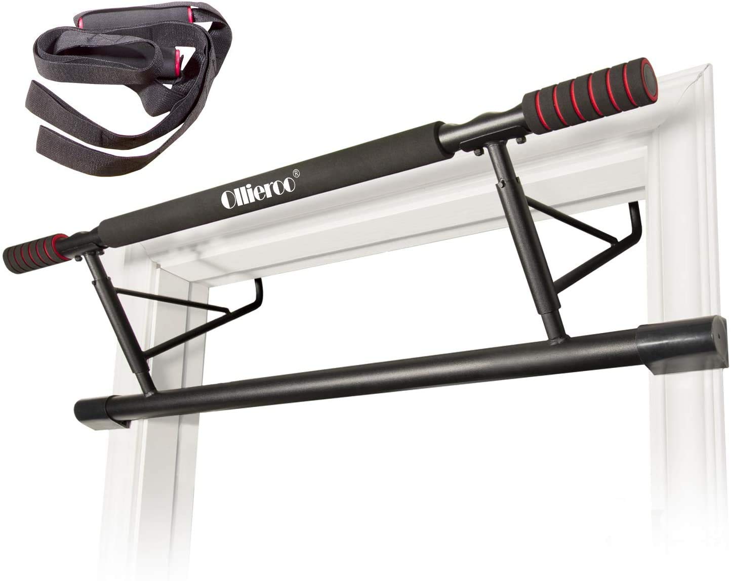 Ollieroo Doorway Chin Up Over Door Pull Up Bar Pull Up Bars Total Upper Body Workout Bar Pull Up Bar