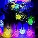 KINGCOO Solar Crystal Ball String Lights, Waterproof 20ft 30 LED Crystal Globe Fairy Lights with 2 Modes Crystal Ball Globe Lights for Garden, Yard,Christmas Decorations (Multi Color)