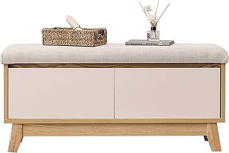 ASDW Banco Entrada de Zapatos Madera Maciza for Guardar el pie de heces