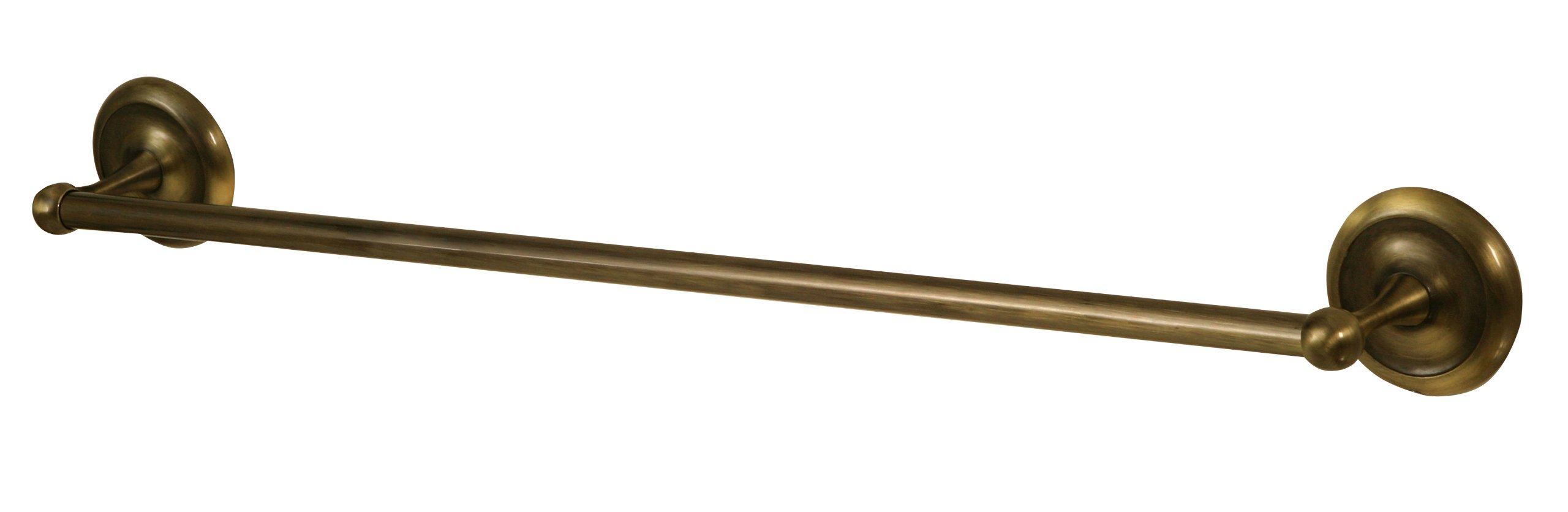 Bisk 00410 Deco Towel Bar in Antique Brass, 46 x 51 x 8 x 7.5 cm