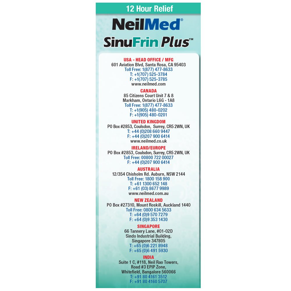 Neilmed Sinufrin Plus Decongestant Moisturizing Gel, .5 Fluid Ounce(Packaging May Vary)
