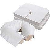 EarthLite Disposable Face Cradle Covers – Medical-Grade, Ultra Soft, Luxurious, Non-Sticking Massage Headrest Covers for Mass