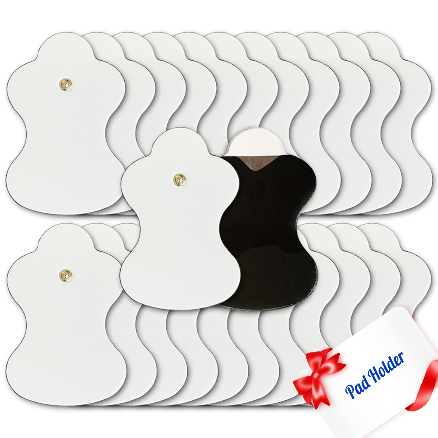 Photo 1 of (24PCS) Compatible with Omron TENS Unit Replacement Pads Reusable Pads (not Omron Brand) 12 Pairs