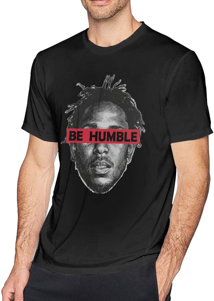Newlt Mens Particular Kendrick Lamar-Be Humble T-Shirts Black
