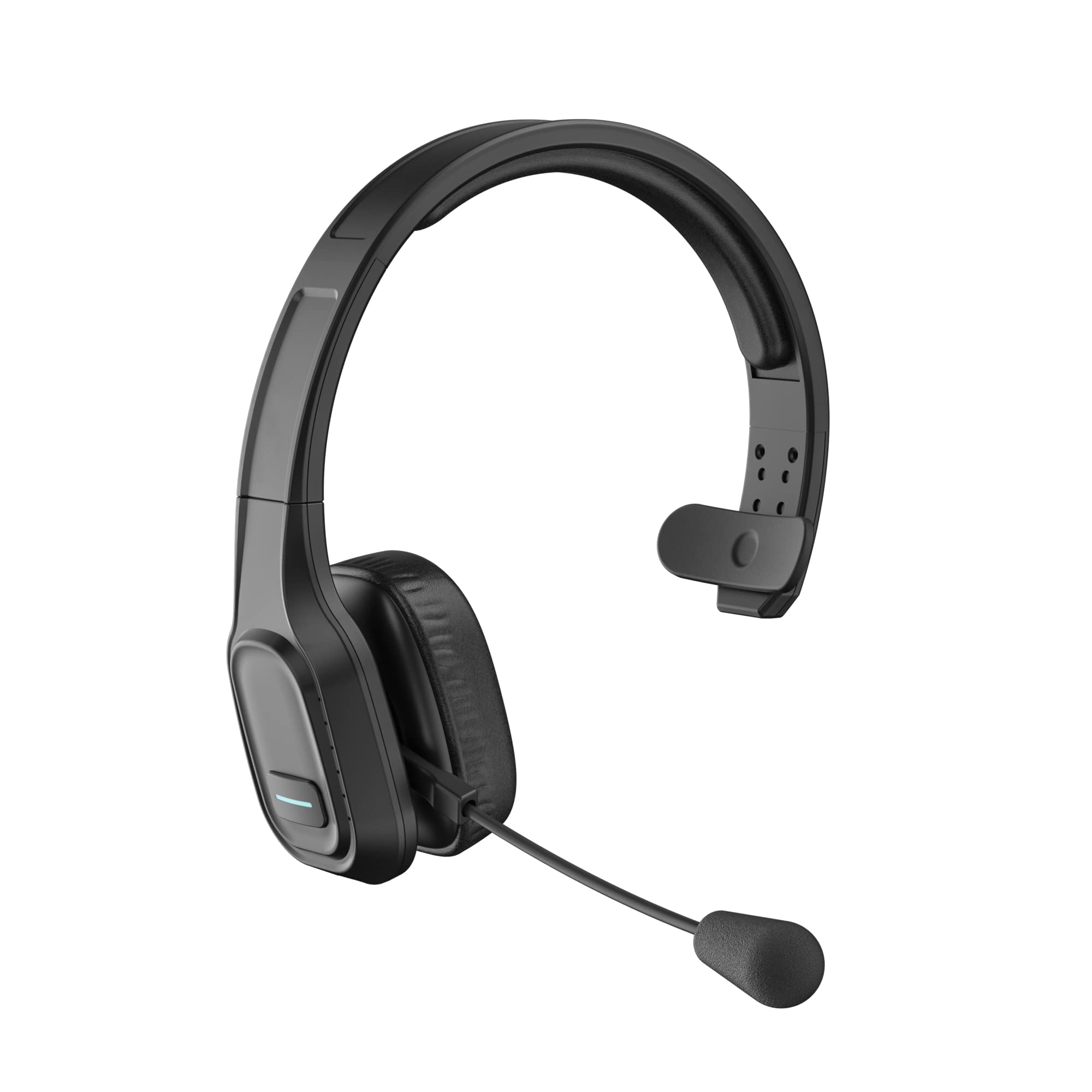 Photo 1 of COMEXION Trucker Bluetooth Headset V5.0, Wireless Headset with Noise Canceling&Mute Microphone for Cell Phones, On Ear Bluetooth Headphone for Computer, Zoom Meetings, Skype, Home Office