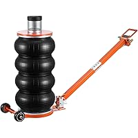 VEVOR Air Jack, 6 Ton/13000 lbs, 2-5 S Pneumatic Lifting Jack with Heightened Column & Adjustable Handle, Easy-to-Lift & Spac