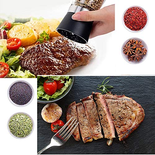 Salt And Pepper Grinders Refillable, Black Pepper Grinder, Top Spice