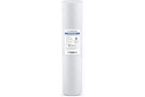 Hydronix SDC-45-2001 Whole House or Commercial NSF Polypropylene Sediment Water Filter Cartridge 4.5" x 20" - 1 Micron