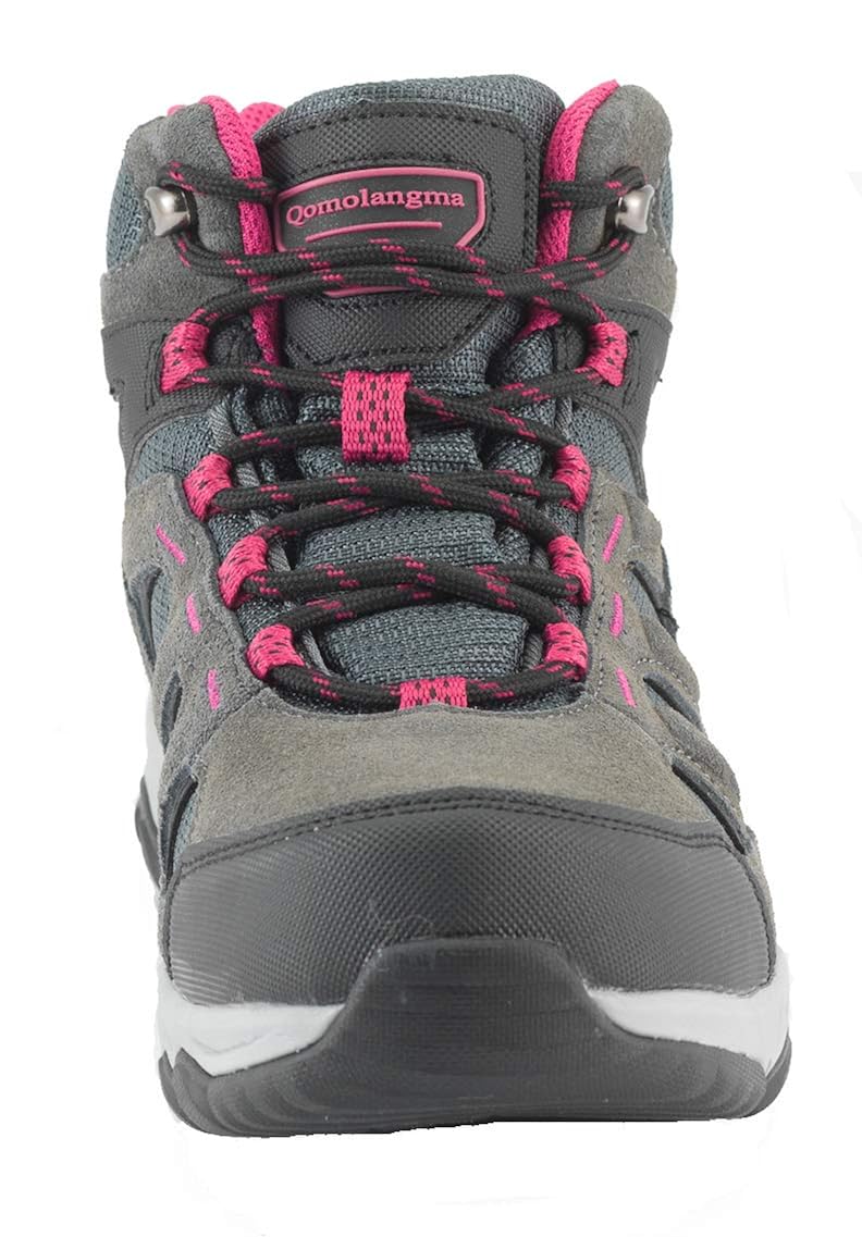 QOMOLANGMA Women’s Waterproof Hiking Shoes Lightweight Non-Slip Breathable Running Camping Outdoor Trekking Sneakers