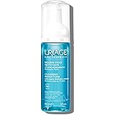 Uriage Face Cleanser & Make-Up Remover With Edelweiss, Ultra-Soft Airy Foam, Rinse-Off Cleanser, Perfectly Removes Make-Up, Leaves Skin Soft, Floral Fragrance, Soap-Free, Physiological Ph