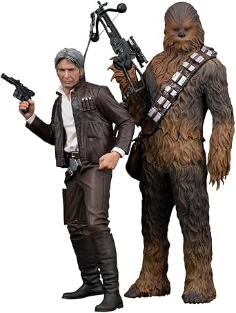 Star Wars: The Force Awakens - Han Solo & Chewbacca set [ARTFX+][Japan