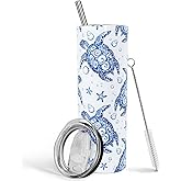Sea Turtles Gift For Women Sea Turtles Gift For Women Men Turtle Gifts For Turtles Lovers Turtles Themed Gifts Turtle Present For Girls 20oz Tumbler With Lid And Straw Tumbler Travel Coffee Cup