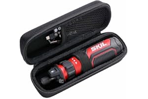 inDomit Hard Case Compatible with SKIL Rechargeable 4V Cordless Screwdriver（CASE ONLY）