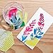 Talking Tables Fluorescent Floral Hexagonal Floral Vibrant Paper Plates for a Birthday, Multicolor (12 Pack)