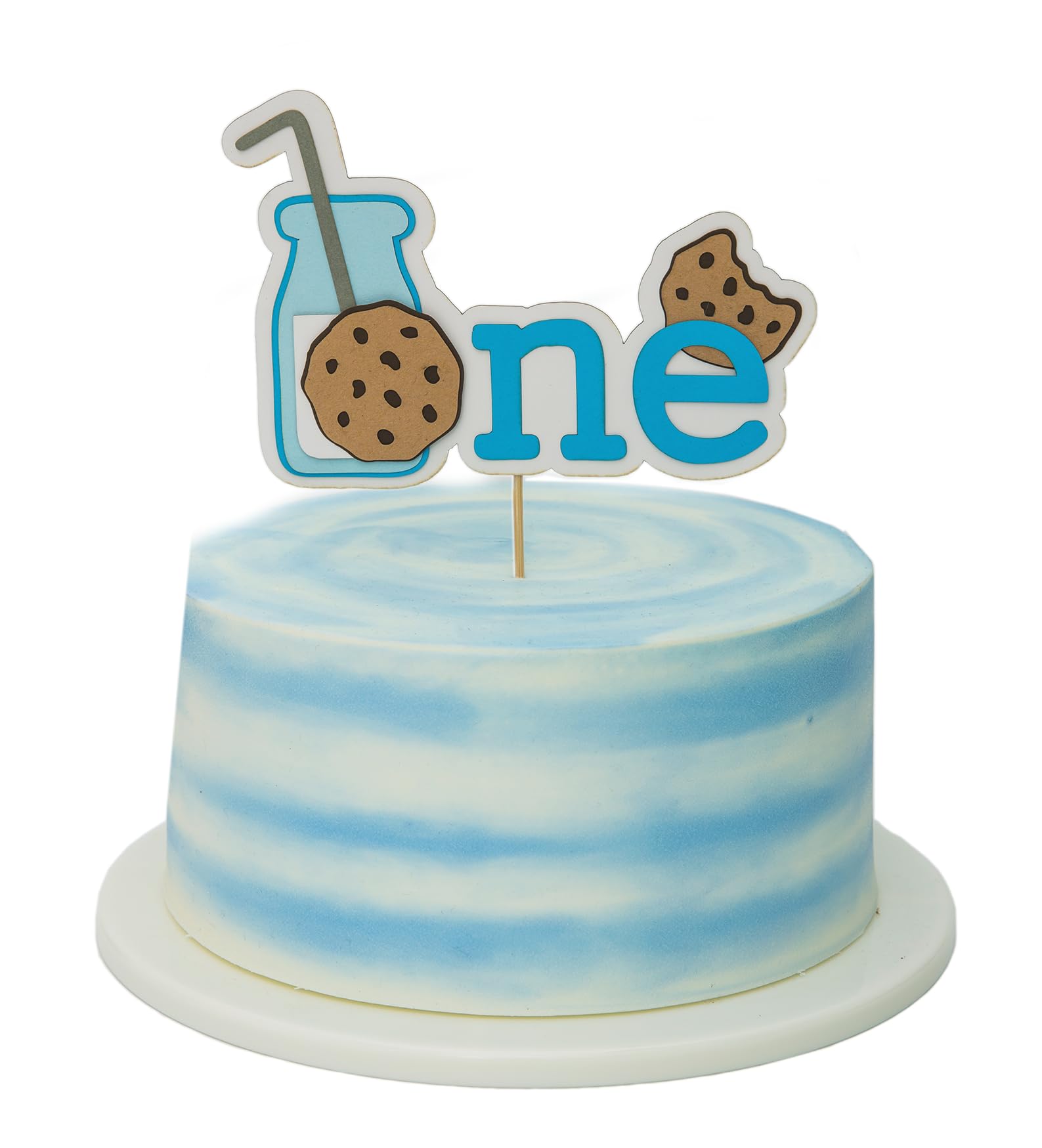 Photo 1 of Milk and Cookies Boys First Birthday cake topper, One Sweet Boy Birthday Decor, Milk and Cookies one cake topper, Milk Cookies Party Decorations