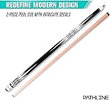 Pathline Pool Cue Stick 58 inch Canadian Maple White 18oz 13mm Tip view 2