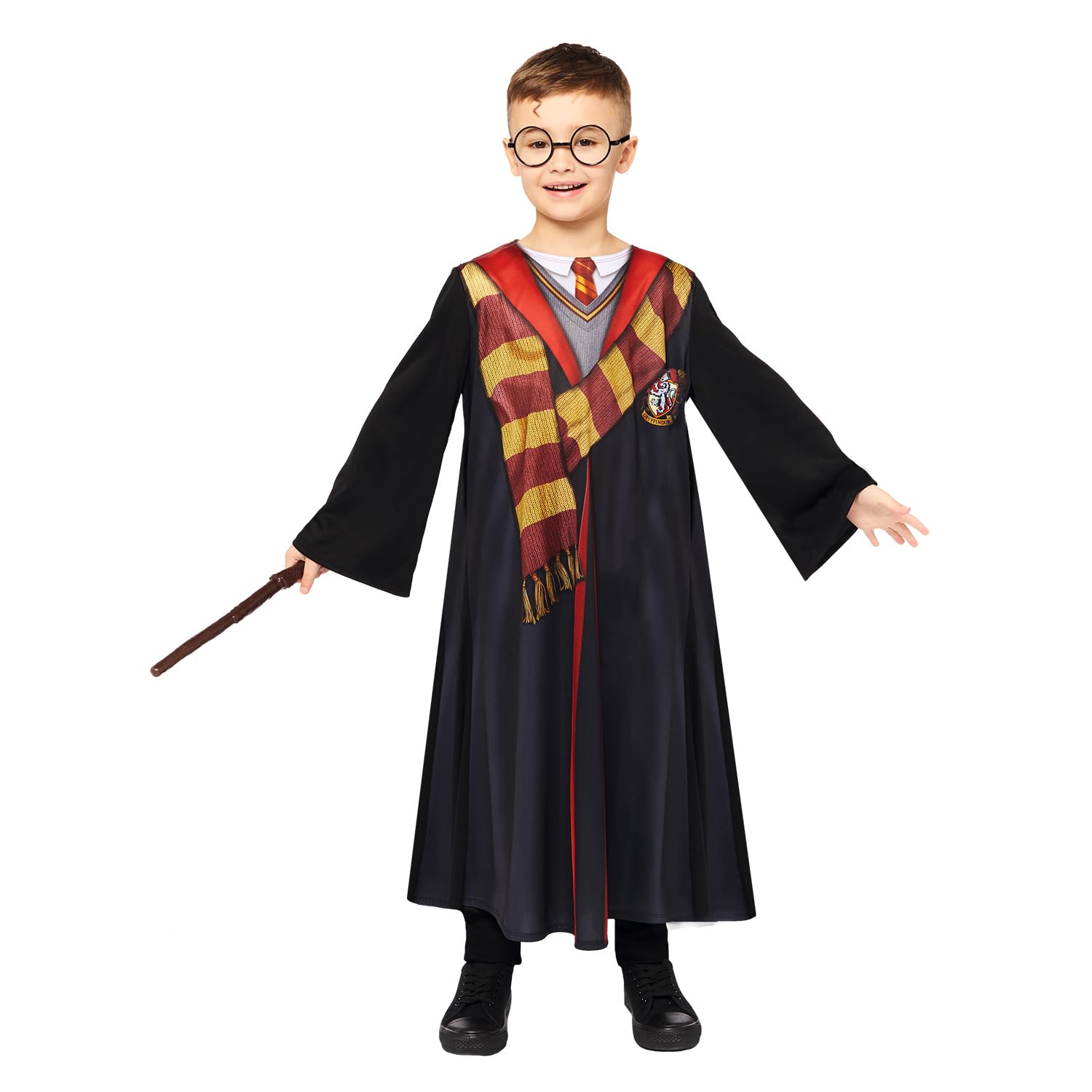 amscan 9912431 Official Licensed Warner Child Boys Harry Potter Deluxe Fancy Dress Costume Kit (10-12 years)