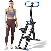 Home Vertical Climber, Full-Body Cardio Machine with Adjustable Handles, Steel Frame & Digital Monitor