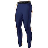 RIKUAOU Mens Thermal Compression Pants, Fleece Lined Athletic Leggings Running Tights, Cold Weather Base Layer Winter Gear