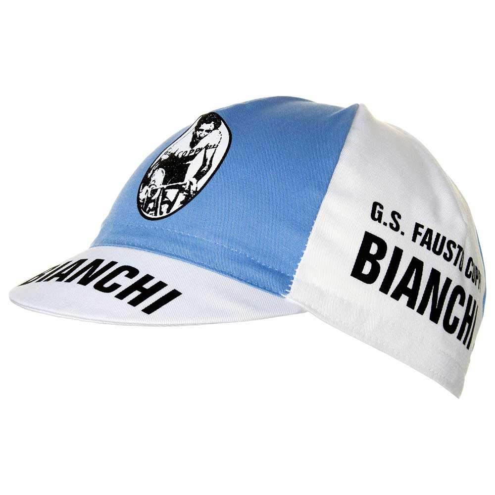 Retro cycle team cap Vintage fixie Bianchi Piaggio White